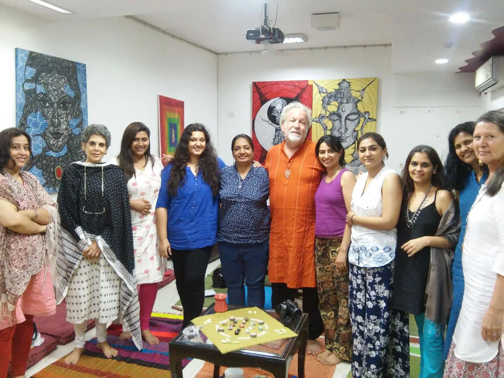 The Aumtara community gathered for a learning programme in New Delhi